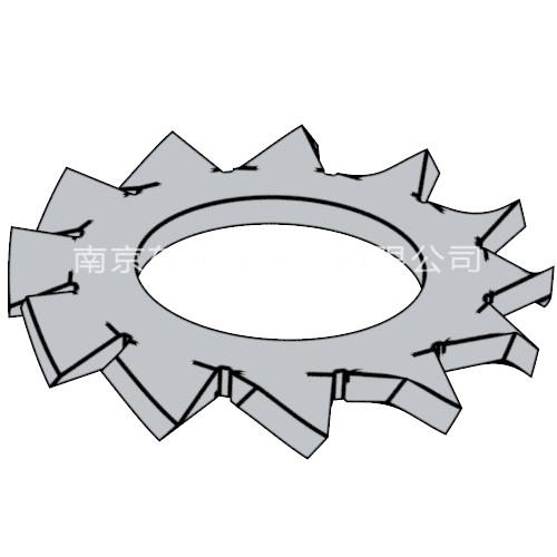 DIN 6798(A) - 1988 外鋸齒鎖緊墊圈 A型